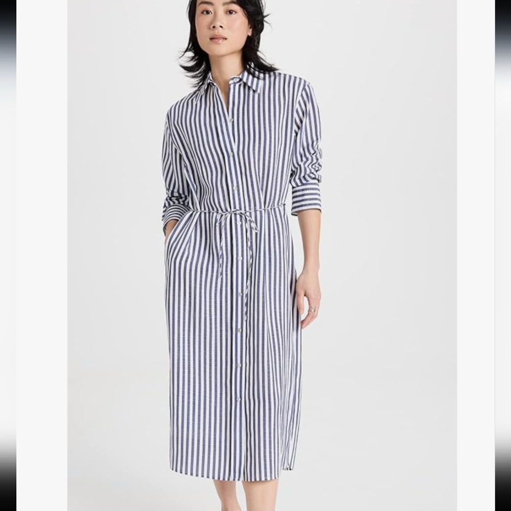 🆕EVERLANE The Supima® Cotton Midi Shirt Dress - Picture 10 of 12